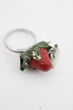 画像2: Emily Temple cute / いちごリング  赤Ｘシルバー I-26-03-08-063-ET-AC-SA-ZI