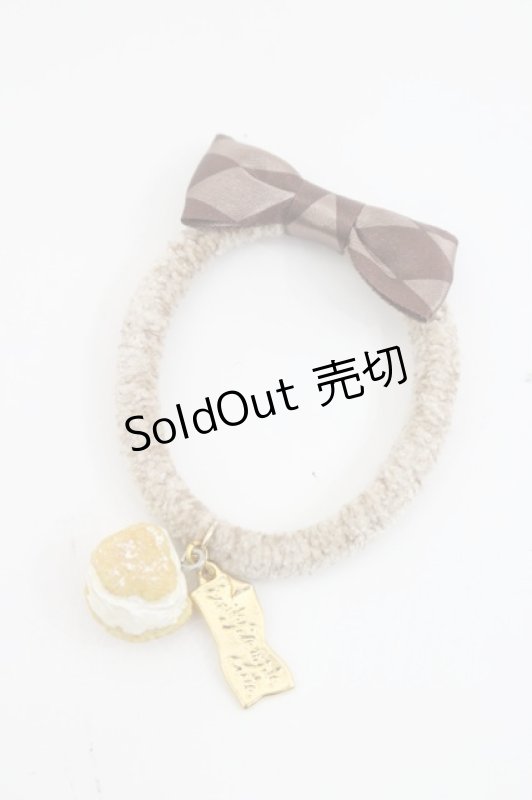 画像1: Emily Temple cute / プチシューヘアゴム  ブラウン I-26-03-08-086-ET-AC-SA-ZI (1)