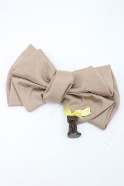 画像1: Emily Temple cute / chatonチョコレートバレッタ  ブラウン I-26-03-08-087-ET-BG-SA-ZI