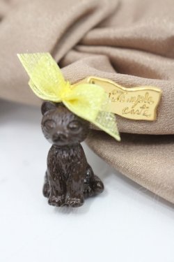 画像2: Emily Temple cute / chatonチョコレートバレッタ  ブラウン I-26-03-08-087-ET-BG-SA-ZI