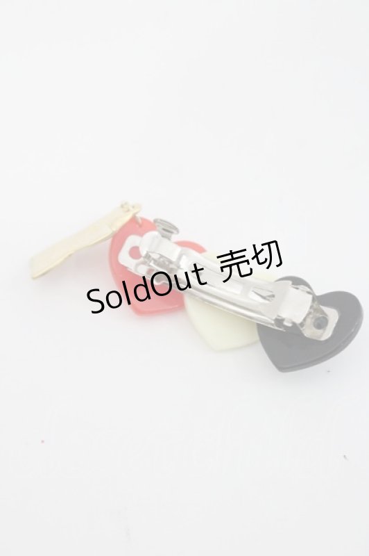 画像2: Emily Temple cute / トランプバレッタ  黒Ｘ白Ｘ赤 I-26-03-08-091-ET-AC-SA-ZI (2)