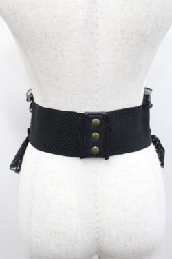 画像2: MR corset / 編み上げレースコルセットベルト  よれ I-26-03-08-011-PU-ZA-SA-ZI