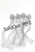 Maiden's reve / 十字フリルリボン髪飾り  黒 I-26-03-08-092-LO-AC-SA-ZI
