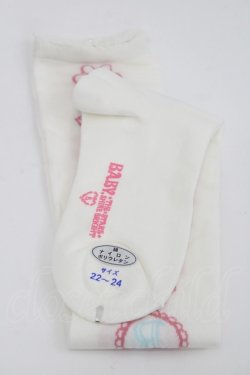 画像2: BABY,THE STARS SHINE BRIGHT / うさぎちゃんのキラキラ雫ランデヴーオーバーニー  白Ｘピンク I-26-03-08-116-BA-ZA-SA-ZI