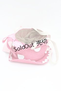 画像1: Shirley Temple / ティーパーティハンドバッグ  濃ピンク I-26-03-08-013-ET-BG-SA-ZI