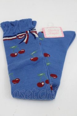 画像1: Shirley Temple / チェリーオーバーニー 22~24CM 青 I-26-03-08-119-ET-ZA-SA-ZI