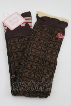 画像1: Shirley Temple / チョコレートオーバーニー 22~24CM ブラウン I-26-03-08-120-ET-ZA-SA-ZI