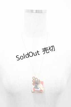 画像1: Emily Temple cute / chaton　berryケーキネックレス  ピンクＸブラウンＸゴールド I-26-03-08-002-ET-AC-SA-ZI