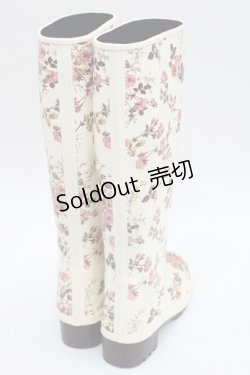 画像3: PINK HOUSE / レインブーツ 23.5CM アイボリー I-26-03-08-125-LO-SH-SA-ZI