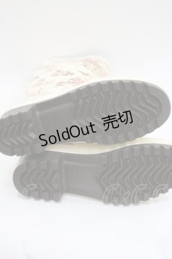 画像4: PINK HOUSE / レインブーツ 23.5CM アイボリー I-26-03-08-125-LO-SH-SA-ZI