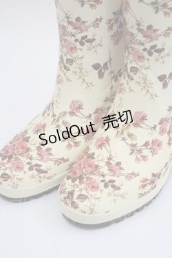 画像5: PINK HOUSE / レインブーツ 23.5CM アイボリー I-26-03-08-125-LO-SH-SA-ZI