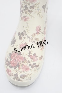 画像6: PINK HOUSE / レインブーツ 23.5CM アイボリー I-26-03-08-125-LO-SH-SA-ZI