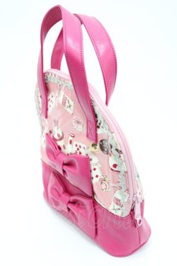 画像3: Shirley Temple / ティーパーティバッグ  濃ピンク I-26-03-08-016-ET-BG-SA-ZI