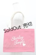 Shirley Temple / ロゴトートバッグ  濃ピンクＸアイボリー I-26-03-08-018-ET-BG-SA-ZI
