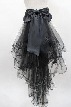 画像1: LOLITAその他(お買取対象外) / リボンチュールバッスルブローチ  黒 I-26-03-08-021-LO-ZA-SA-ZI