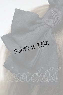 画像3: Chantilly / リボンカチューシャ  黒 I-26-03-08-022-EL-AC-SA-ZI
