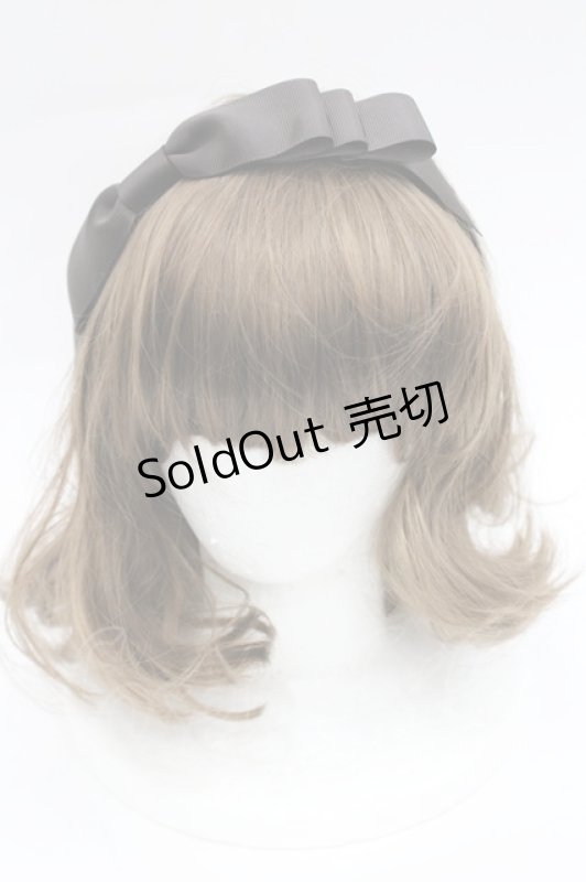 画像2: Innocent World / ナナメリボンカチューシャ  ブラウン I-26-03-08-023-IW-AC-SA-ZI (2)