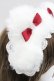 画像3: LOLITAその他(お買取対象外) / くまみみファーリボンカチューシャ  白Ｘ赤 I-26-03-08-024-LO-AC-SA-ZI (3)