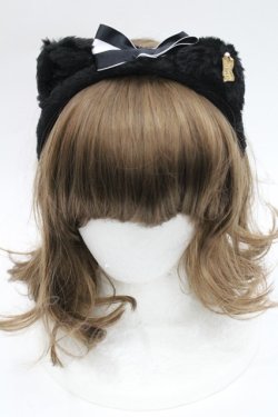 画像2: Emily Temple cute / ハロウィン黒ネコカチューシャ  黒 I-26-03-08-028-ET-AC-SA-ZI