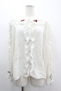 画像1: axes femme kawaii / ベリーフィールズブラウス M キナリ I-26-03-10-001-AX-BL-SA-ZI