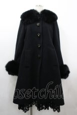 画像1: JESUS DIAMANTE / 小悪魔コート 40 黒 I-26-03-10-035-JE-CO-SA-ZTC075 (1)