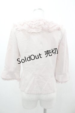 画像2: INGEBORG / レース襟ジャケット M ピンク I-26-03-10-037-LO-JA-SA-ZI