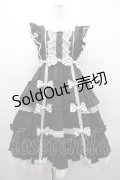 Angelic Pretty / Melody Frillジャンパースカート  黒ｘ白 I-26-03-10-038-AP-OP-SA-ZI