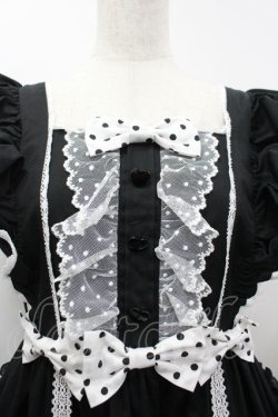 画像3: Angelic Pretty / Melody Frillジャンパースカート  黒ｘ白 I-26-03-10-038-AP-OP-SA-ZI