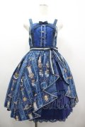Angelic Pretty / Astroレジメンフリルジャンパースカート  青 I-26-03-10-040-AP-OP-SA-ZI