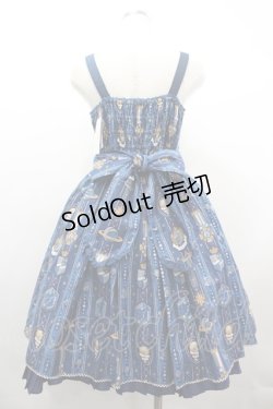 画像2: Angelic Pretty / Astroレジメンフリルジャンパースカート  青 I-26-03-10-040-AP-OP-SA-ZI