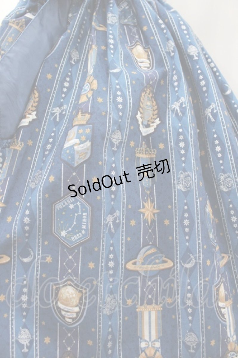 画像3: Angelic Pretty / Astroレジメンフリルジャンパースカート  青 I-26-03-10-040-AP-OP-SA-ZI (3)