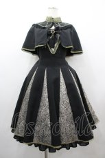 画像1: ALICE and the PIRATES / バステトケープ&ドレスセット  黒Ｘゴールド I-26-03-10-041-PA-OP-SA-ZI (1)