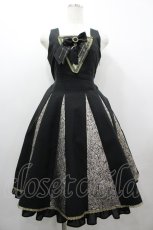 画像3: ALICE and the PIRATES / バステトケープ&ドレスセット  黒Ｘゴールド I-26-03-10-041-PA-OP-SA-ZI (3)