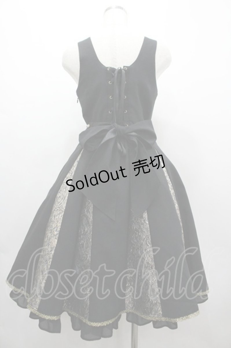 画像4: ALICE and the PIRATES / バステトケープ&ドレスセット  黒Ｘゴールド I-26-03-10-041-PA-OP-SA-ZI (4)