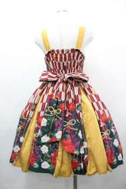 画像2: metamorphose / ハイカラ小町タックジャンパースカート  グリーン I-26-03-10-042-ME-OP-SA-ZI