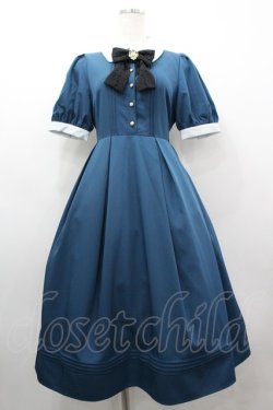 画像1: Amavel / Classical Rose Heartワンピース  青ｘ白 I-26-03-10-043-CA-OP-SA-ZI