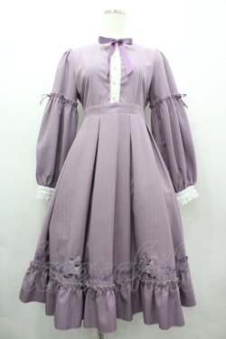 画像1: Amavel / Charme Bouquetワンピース  パープルＸ白 I-26-03-10-044-CA-OP-SA-ZI