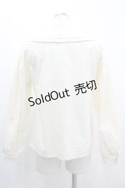 画像2: F i.n.t / 単色ローズブーケ刺繍ブラウス  アイボリー×ピンク I-26-03-10-005-CA-BL-SA-ZI