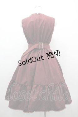 画像2: Kurumi Collaboration / ノエル・ド・メモワール　ジャンパースカート S ワイン I-26-03-10-051-GO-OP-TE-ZI