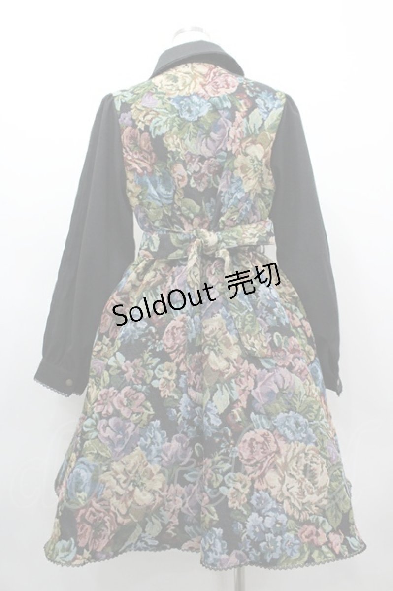 画像2: Kurumi Collaboration / TT*KRMゴブランジャンパースカート LL 中黒 I-26-03-10-052-GO-OP-SA-ZI (2)