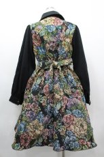 画像2: Kurumi Collaboration / TT*KRMゴブランジャンパースカート LL 中黒 I-26-03-10-052-GO-OP-SA-ZI (2)