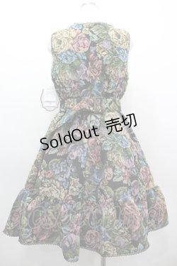 画像2: Kurumi Collaboration / TT*KRMゴブランワンピース LL 中黒 I-26-03-10-054-GO-OP-SA-ZI