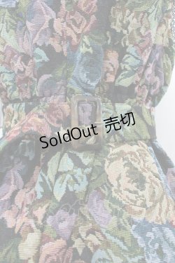 画像3: Kurumi Collaboration / TT*KRMゴブランワンピース LL 中黒 I-26-03-10-054-GO-OP-SA-ZI