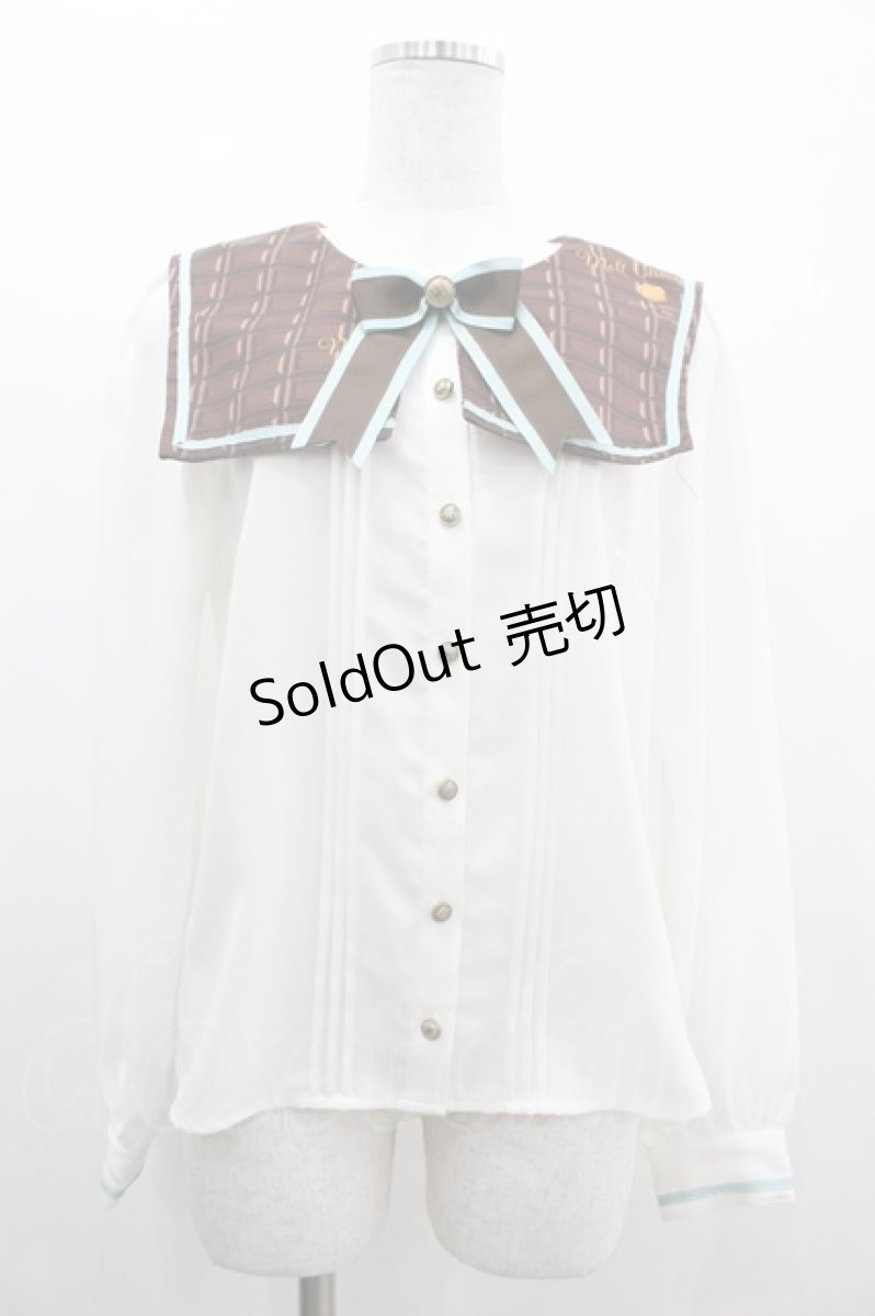 画像1: Amavel / Melt Chocolateブラウス  グリーン I-26-03-10-007-CA-BL-SA-ZI (1)