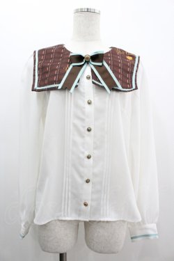 画像1: Amavel / Melt Chocolateブラウス  グリーン I-26-03-10-007-CA-BL-SA-ZI