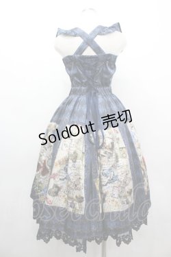 画像2: axes femme kawaii / ヘイメルアリスフレームワンピース M ブルー I-26-03-10-064-AX-OP-SA-ZI