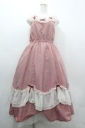 axes femme / ローズリボンチェックワンピース  レッド I-26-03-10-065-AX-OP-SA-ZI