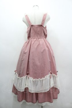 画像2: axes femme / ローズリボンチェックワンピース  レッド I-26-03-10-065-AX-OP-SA-ZI