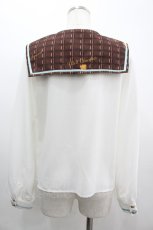 画像2: Amavel / Melt Chocolateブラウス  グリーン I-26-03-10-007-CA-BL-SA-ZI (2)