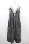 axes femme / ロングカットベスト M モクグレー I-26-03-10-067-AX-TO-TE-ZI
